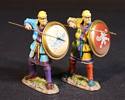 Two Persian Kardake Infantry - Yellow Caps