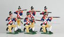 Six British Standing & Kneeling Firing