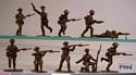World War I British Army in Steel Helmets