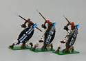 Zulu Warriors Launching Spears
