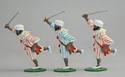 Three Indian Soldiers with Swords