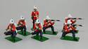 British Redcoats Officer & Kneeling Soldiers