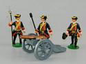 Garibaldi Toy Soldiers Royal Artillery - Cannon & Crew