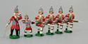 Garibaldi Toy Soldiers 17th Grenadiers Charging w/Officer & Fifer