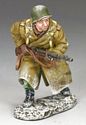 Advancing BAR Gunner in Great Coat