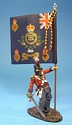 1st Regiment of Foot (Royal Scots), Wounded Officer with Regimental Colours