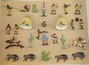 Indian Buffalo Hunt with Teepees