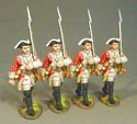 Line Infantry Marching, British 48th Regiment of Foot