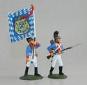 Officer Regimental Colour & NCO, Bavarian Army