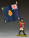 4th Regiment of Foot Officer w/Regimental Colour