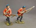 Two Charging, Light Infantry Company - Battle of Bushy Run