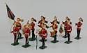 Military Band with Scottish Flag