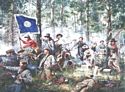 Cleburne at Chickamauga, 2nd Tennessee Regiment - Canvas Giclee