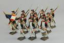 French Napoleonic Soldiers in Bicorn Hats