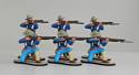 US Infantry - 3 Standing & 3 Kneeling Firing