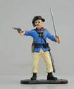 Italian Bersaglieri Officer with Sword and Revolver