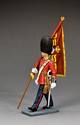 Coldstream Guards Officer w/ Regimental Flag