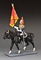 Mounted Blues And Royals Standard Bearer