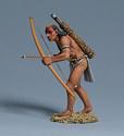Taino Warrior Walking with Bow