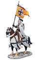 Mounted Teutonic Knight Standard Bearer