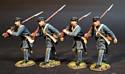 Four Infantry Marching, 33rd VA Infantry Regt.