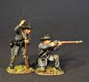 Two Infantry Skirmishing, 4th South Carolina Infantry, Co B Palmetto Riflemen