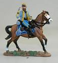 Mounted Confederate Officer with Pistol