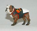 "Chesty" US Marine Corps Mascot Bulldog in Dress Blues