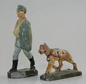 WWII Soldier with German Shepherd Medic Dog