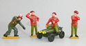 Club Room Model Soldiers DS-16 WWII Bomb Loading Crew  Gloss Finish