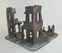 3-Piece Bombed Out Building Diorama