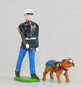 USMC Mascot Chesty & Handler Dress Blues