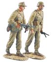 DAK Infantry Walking with MP40 - Head & Arm Variants