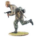 German Fallschirmjager Running with MP40