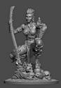 75mm Fantasy "Savage Female Warrior" Resin Kit