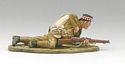 Soldier Lying Loading Rifle