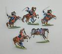 Four Mounted Soldiers & One Horse