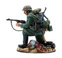 German Kneeling with Captured PPSH41