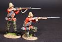 Figurines John Jenkins Designs Guerre Anglo-Zouloue - 4 Fantassins 60th King's
