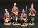 Four Highlanders, Ammo Box & Private, 91st Regt. (Princess Louise's Argyllshire Highlanders)