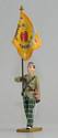Gordon Highlander Marching Flagbearer