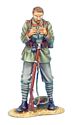 German Standing with Gas Mask - 62nd Infantry Division
