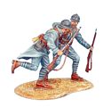 French Infantry Sergeant Pulling a Private Forward - 34th Infantry Regt.