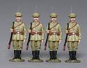 Four Russian Infantrymen at Attention
