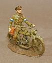 Despatch Rider on Motorbike, Royal Engineers Signal Service (RESS)