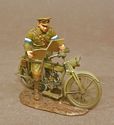 Despatch Rider on Motorbike, Royal Engineers Signal Service (RESS)