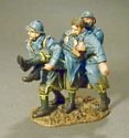 3 Wounded PCDF, French Infantry 1917-1918