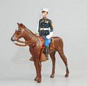 Mounted Marine in Dress Blues