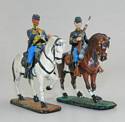Two Mounted Union Civil War Soldiers