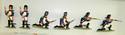 French Napoleonic Soldiers - Loading, Kneeling Ready & Kneeling Firing